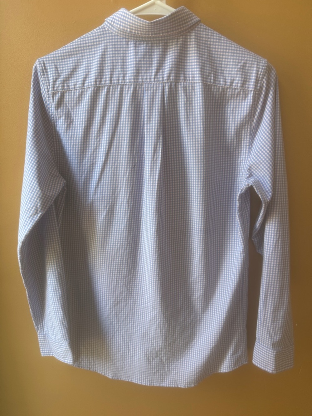 Vineyard Vines Boys L (16) Blue & White Gingham Button-Down Shirt performance - Picture 2 of 7